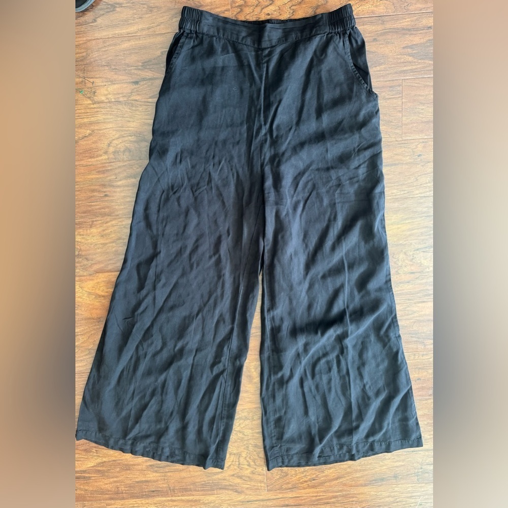 Karyn Seo Cheyenne Wide Leg Pants High Rise Cotton Handmade NWT Size Medium